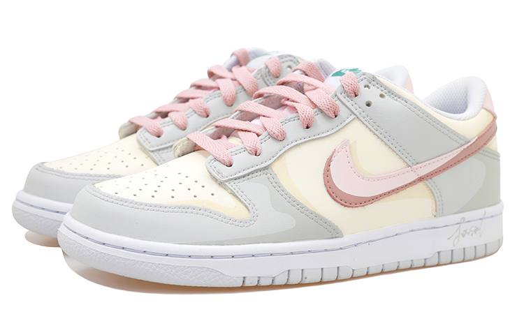 Lookbook [Sepatu Kustom] Nike Dunk Low 'Fossil Rose' FD1232-002(Team拾玖-化石玫瑰)