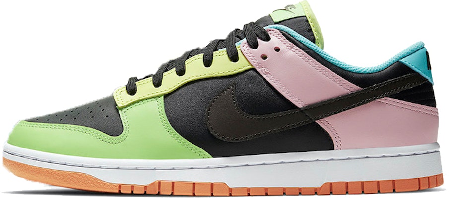 【定制球鞋】 Nike Dunk Low “Free 99” 溶解 解構 板鞋 鴛鴦 摩卡 巧克力 冰淇淋 低幫 板鞋 男款 拼色 1