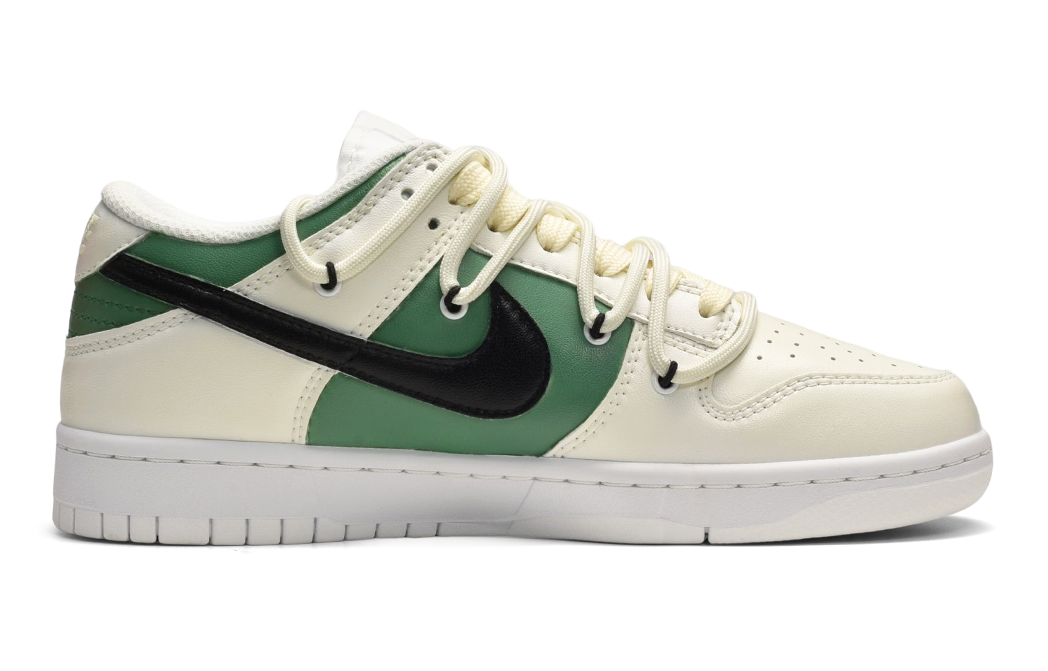 Order 나이키 덩크 로우 '새털' (Nike Dunk Low 'Saettal') DH9765-100(TeamE-女款清新羽毛黄绿)