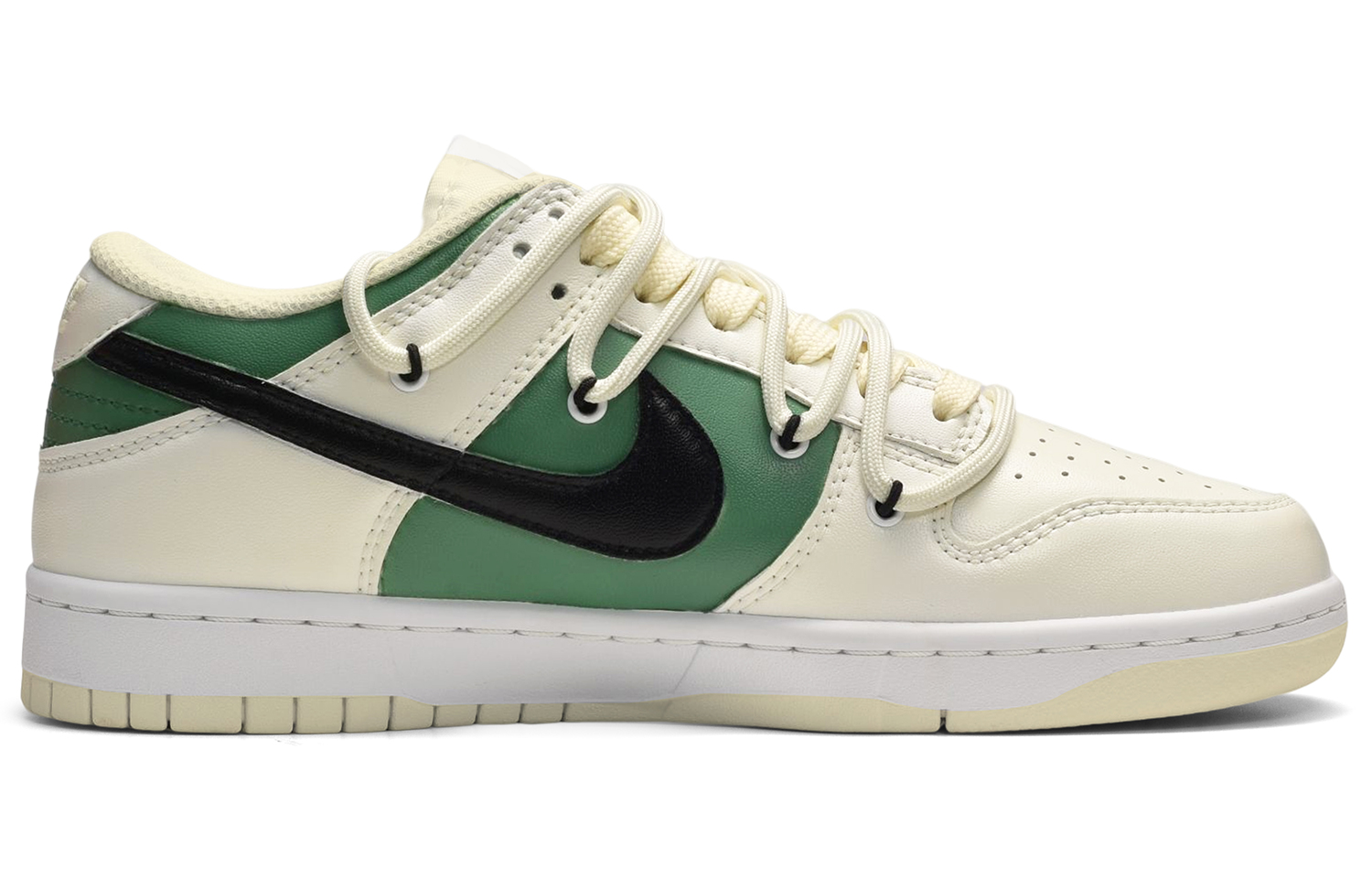 Order [Kasut Custom] Nike Dunk Low 'Bulu Segar' DJ6188-100(TeamE-男款清新羽毛黄绿)