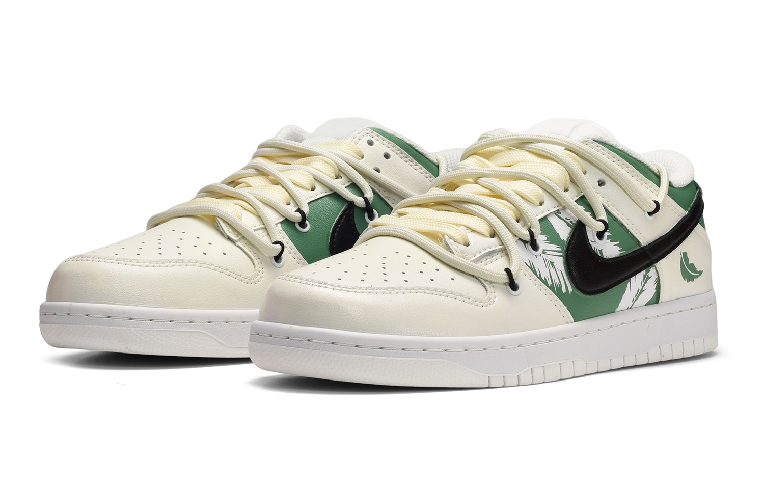 Lookbook 나이키 덩크 로우 '새털' (Nike Dunk Low 'Saettal') DH9765-100(TeamE-女款清新羽毛黄绿)