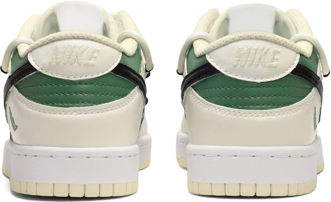 【定制球鞋】 Nike Dunk Low 復古風 清新羽毛 低幫 板鞋 男款 黃綠 Shop 【定制球鞋】 Nike Dunk Low 復古風 清新羽毛 低幫 板鞋 男款 黃綠