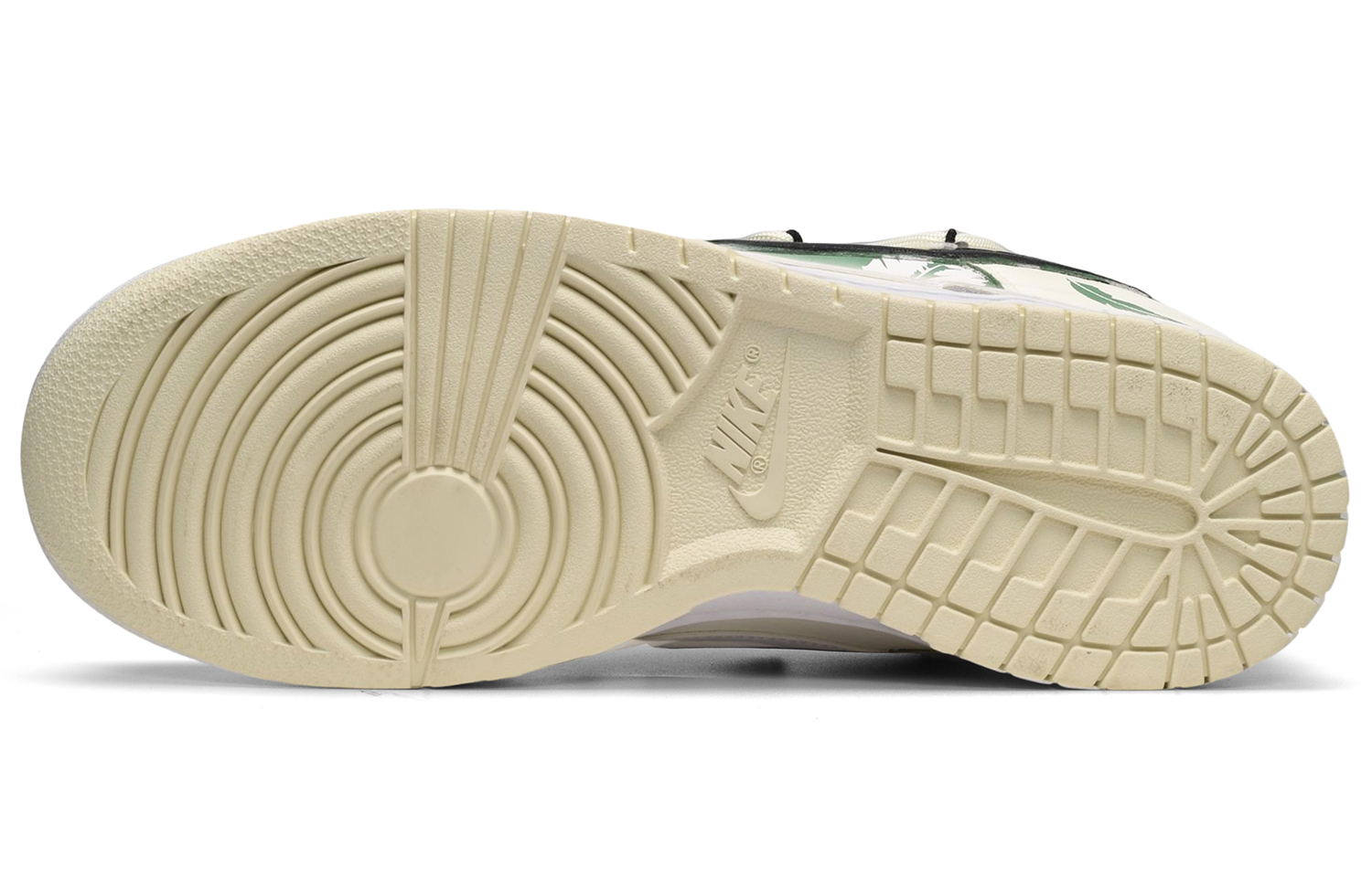 Purchase [Kasut Custom] Nike Dunk Low 'Bulu Segar' DJ6188-100(TeamE-男款清新羽毛黄绿)