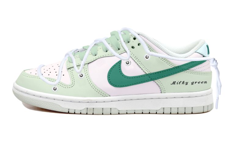 Buy [Kasut Custom] Nike Dunk Low 'Fresh Mint Pink' FD1232-002(Team拾玖-清新嫩绿S-BOX)