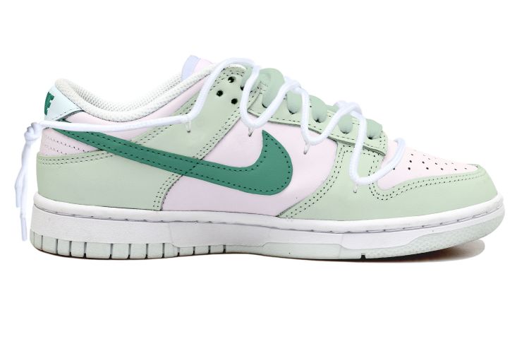 Order [Kasut Custom] Nike Dunk Low 'Fresh Mint Pink' FD1232-002(Team拾玖-清新嫩绿S-BOX)