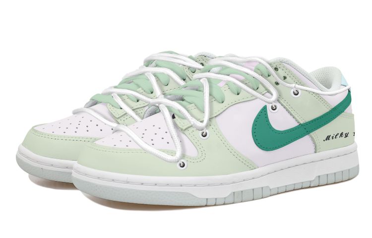 Lookbook [Kasut Custom] Nike Dunk Low 'Fresh Mint Pink' FD1232-002(Team拾玖-清新嫩绿S-BOX)