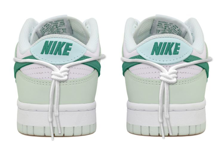 Shop [Kasut Custom] Nike Dunk Low 'Fresh Mint Pink' FD1232-002(Team拾玖-清新嫩绿S-BOX)