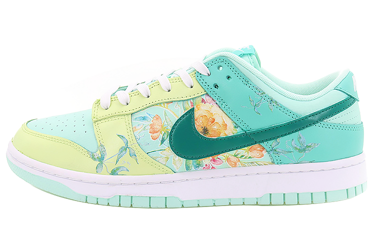 Buy [Kasut Custom] Nike Dunk Low 'Hijau Kuning Musim Bunga Segar' DJ6188-301(Team10-鲜花绽放）