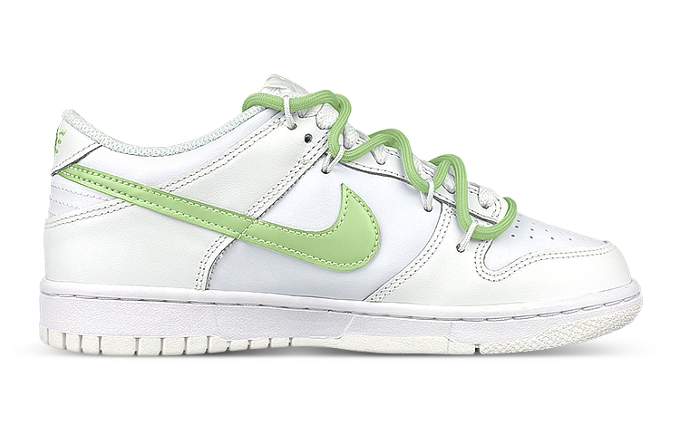 Order [Zapatillas Personalizadas] Nike Dunk Low 'Frog Degradado Blanco-Verde' DH9765-100(Team47-女款青蛙)