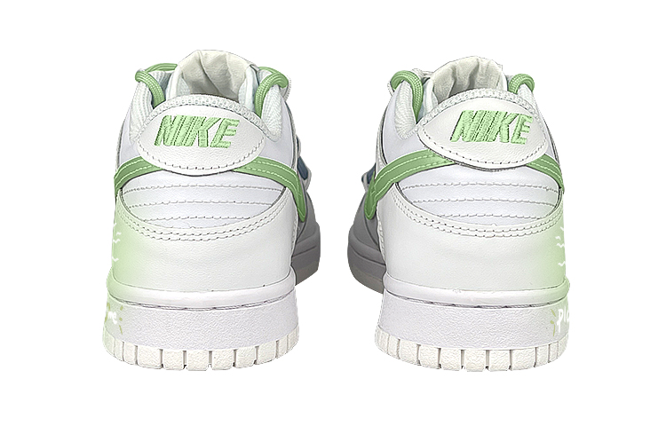 Purchase [Zapatillas Personalizadas] Nike Dunk Low 'Frog Degradado Blanco-Verde' DH9765-100(Team47-女款青蛙)