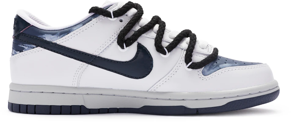 【訂製球鞋】Nike Dunk Low 霜降 節氣系列 手繪噴繪 解構 新中式 低幫 板鞋 GS 黑白 Order 【訂製球鞋】Nike Dunk Low 霜降 節氣系列 手繪噴繪 解構 新中式 低幫 板鞋 GS 黑白