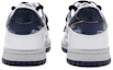 Shop 【訂製球鞋】Nike Dunk Low 霜降 節氣系列 手繪噴繪 解構 新中式 低幫 板鞋 GS 黑白