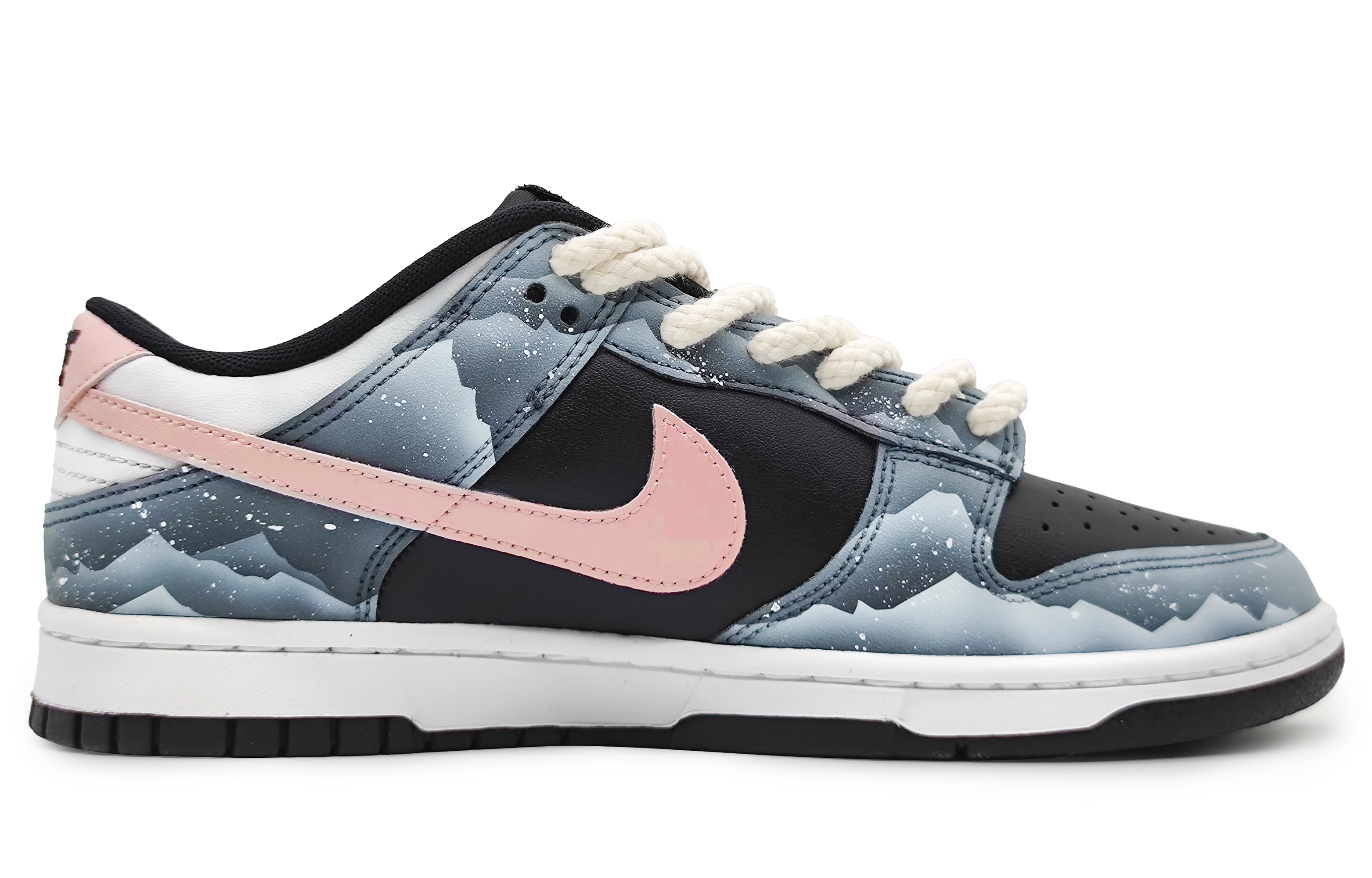 Order 나이키 덩크 로우 '프로즌 글레이셔' (커스텀) DV0831-002(Team16-男款南极冰川粉)