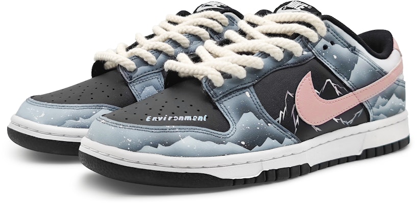 나이키 덩크 로우 '프로즌 글레이셔' (커스텀) DV0831-002(Team16-男款南极冰川粉) Lookbook 나이키 덩크 로우 '프로즌 글레이셔' (커스텀) DV0831-002(Team16-男款南极冰川粉)