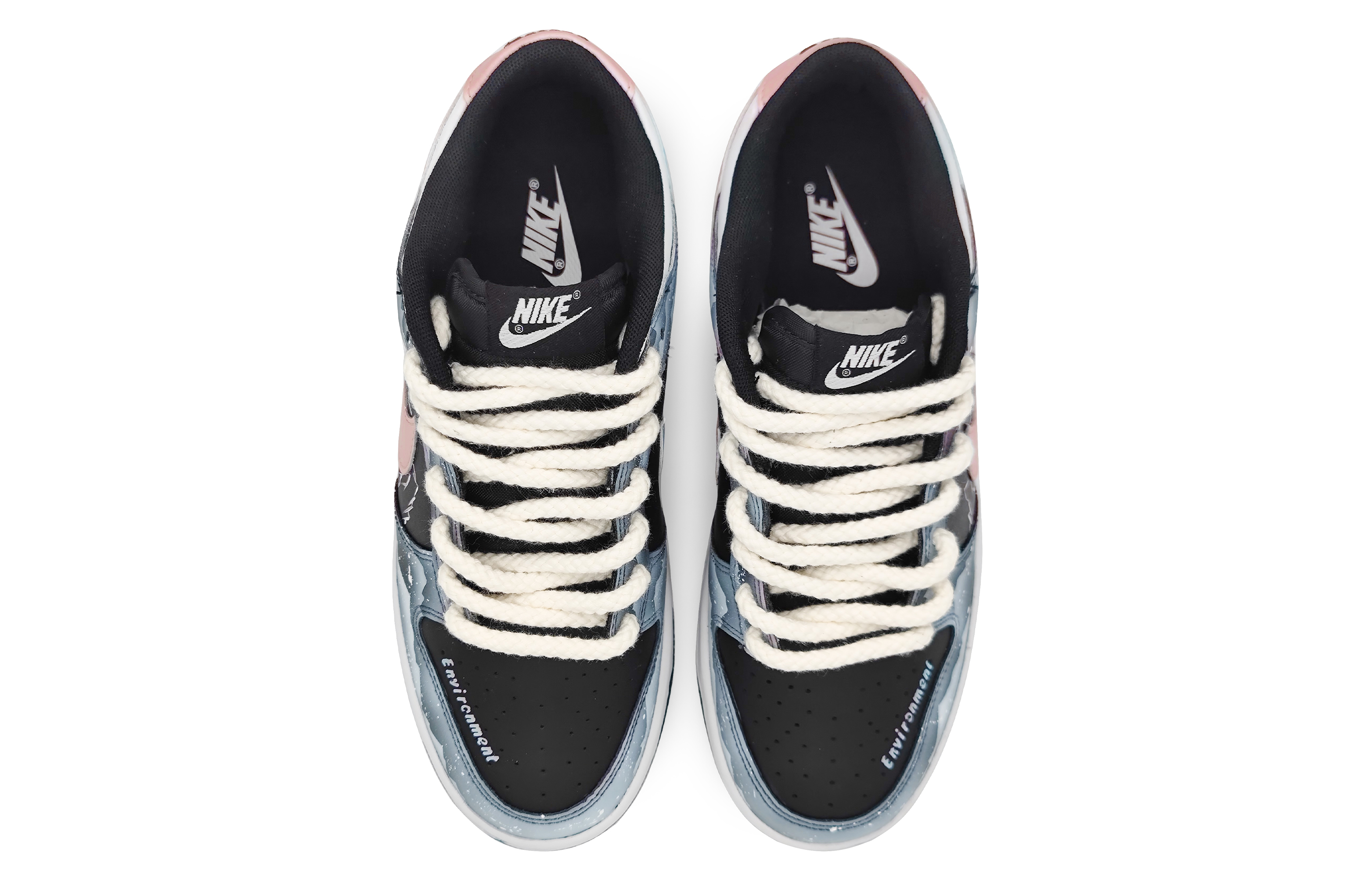 Shop 나이키 덩크 로우 '프로즌 글레이셔' (커스텀) DV0831-002(Team16-男款南极冰川粉)