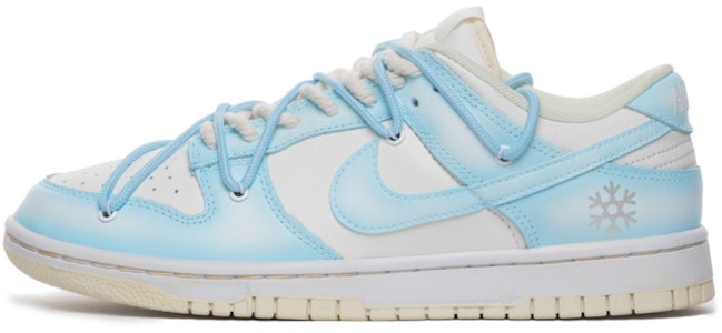 Nike Dunk Low カスタム「雪結晶」(ゆきけっしょう) DJ6188-100(Team拾肆-男款雪花蓝白S-BOX) Buy Nike Dunk Low カスタム「雪結晶」(ゆきけっしょう) DJ6188-100(Team拾肆-男款雪花蓝白S-BOX)