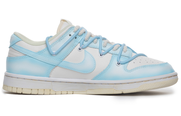 Order [Sepatu Custom] Nike Dunk Low 'Frozen Snowflakes' Salju Beku DJ6188-100(Team拾肆-男款雪花蓝白S-BOX)