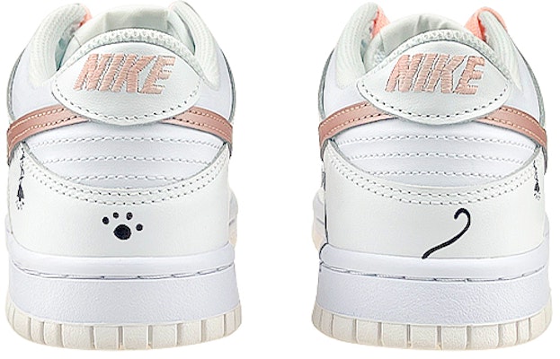 【客製化球鞋】Nike Dunk Low 趣味貓咪 寵物 貓爪塗鴉 低幫 板鞋 GS 黑白粉 Purchase 【客製化球鞋】Nike Dunk Low 趣味貓咪 寵物 貓爪塗鴉 低幫 板鞋 GS 黑白粉