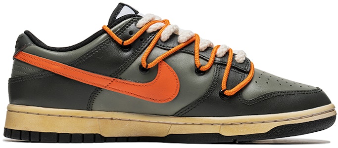 【定製球鞋】 Nike Dunk Low 野鶴製造 未來風主題 機能 解構雙鞋帶 特殊定製款 低幫 板鞋 GS 黑綠 Order 【定製球鞋】 Nike Dunk Low 野鶴製造 未來風主題 機能 解構雙鞋帶 特殊定製款 低幫 板鞋 GS 黑綠