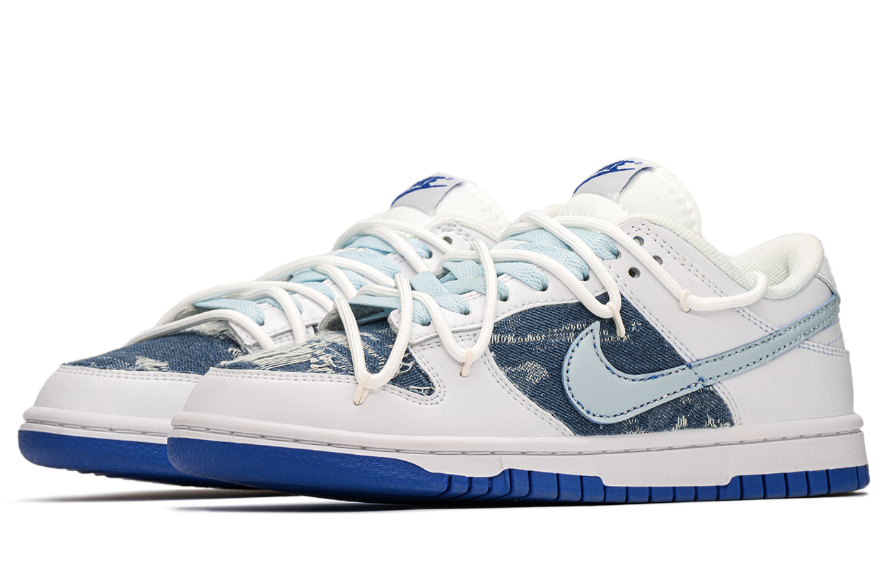 Shop [カスタムシューズ] ナイキ ダンク ロー 'FZBB ヴィンテージ ブルー ホワイト' DV0831-104(TeamA-牛仔)