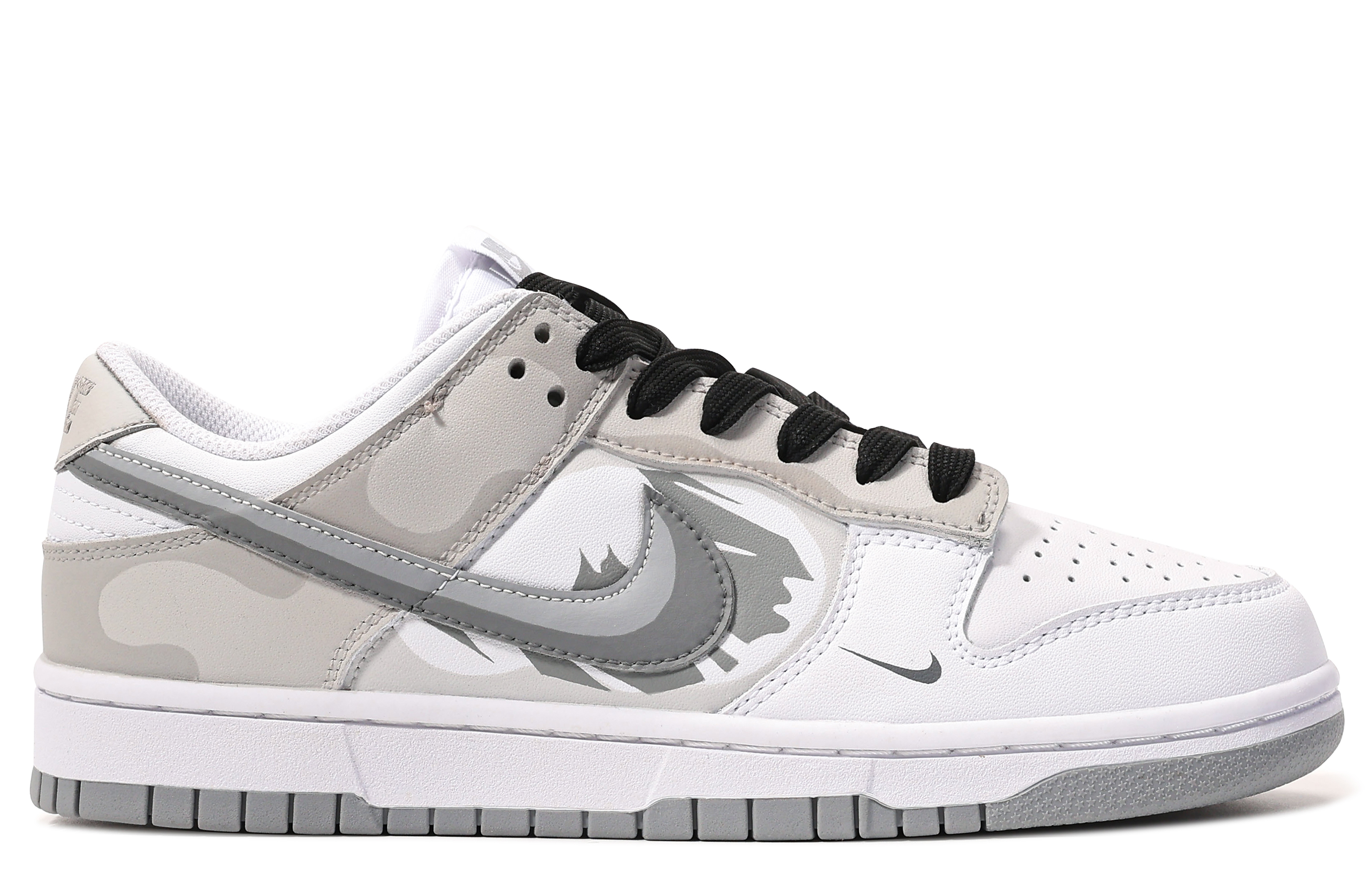 Lookbook [定制鞋款] 耐克Dunk Low '加布里埃尔涂鸦灰白' DV0831-101(TeamM-加百列)