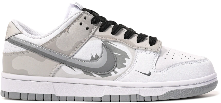 【客製球鞋】Nike Dunk Low 達文西客製 加百列 塗鴉 潮流 簡約 百搭 舒適 防滑 低筒 板鞋 男款 灰白色 Lookbook 【客製球鞋】Nike Dunk Low 達文西客製 加百列 塗鴉 潮流 簡約 百搭 舒適 防滑 低筒 板鞋 男款 灰白色