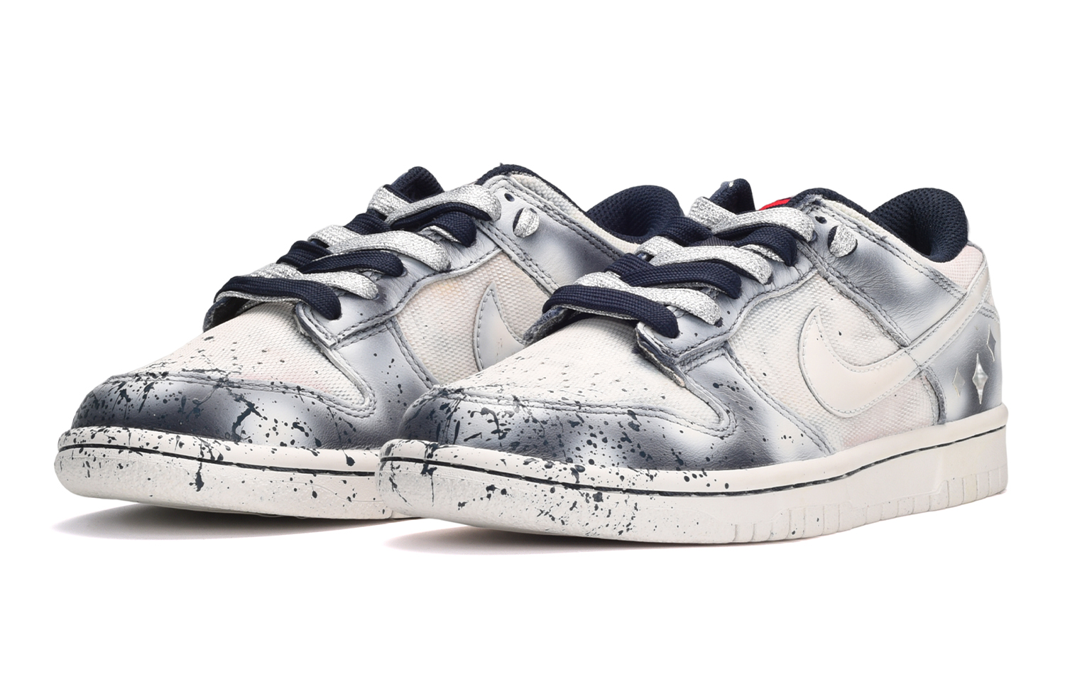 Lookbook [Sepatu Kustom] Nike Dunk Low 'Galaxy Graffiti' DM1051-400(TeamE-女款银河漫游黑白)