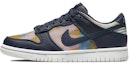Sizing 【客製球鞋】 Nike Dunk Low 塗鴉墨點 銀河漫遊 低筒 滑板鞋 GS 黑白