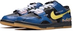 Shop 【客製球鞋】 Nike Dunk Low 野鶴制造 縫合怪 復古休閒 遊戲電競主題 按鍵 塗鴉 低筒 板鞋 男款 藍黃