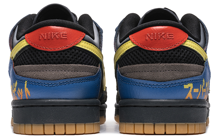 Purchase [Kasut Custom] Nike Dunk Low 'Game Key Graffiti Biru Kuning' DB0500-001(TeamB-男款电玩蓝黄A-BOX)