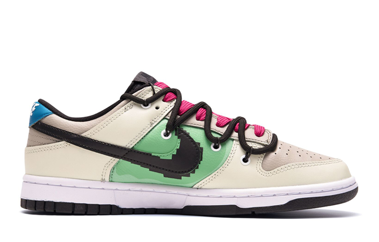 Order [Zapatos Personalizados] Nike Dunk Low 'Gameboy Verde-Negro-Crema' DH9765-002(TeamR-女款游戏机)