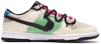 Order 【定制球鞋】Nike Dunk Low 解構鞋帶 GAMEBOY 電玩遊戲機 低幫 板鞋 GS 綠黑米