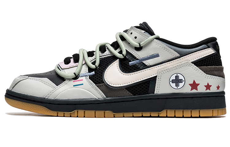 Order 【カスタムシューズ】ナイキ ダンク ロー 'ゲーミング グラフィティ ブラック グレー' DB0500-001(TeamB-男款电玩黑灰A-BOX)