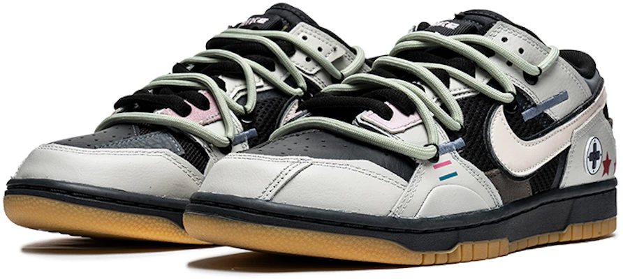 【カスタムシューズ】ナイキ ダンク ロー 'ゲーミング グラフィティ ブラック グレー' DB0500-001(TeamB-男款电玩黑灰A-BOX) Shop 【カスタムシューズ】ナイキ ダンク ロー 'ゲーミング グラフィティ ブラック グレー' DB0500-001(TeamB-男款电玩黑灰A-BOX)