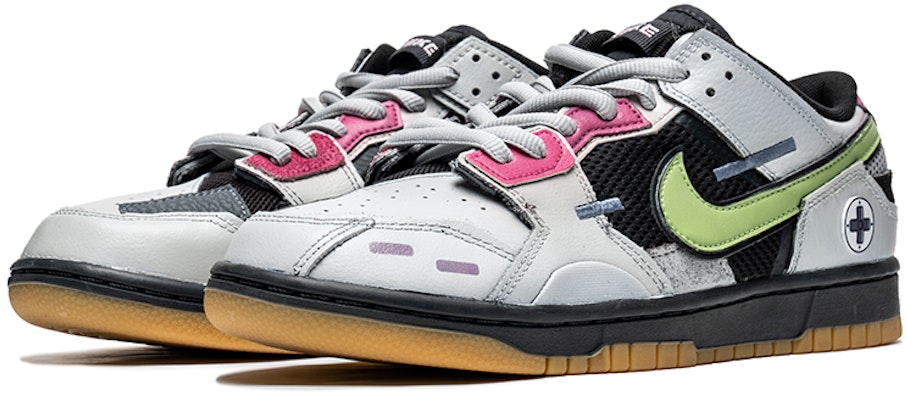 【客製球鞋】 Nike Dunk Low 野鶴制造 縫合怪 遊戲電競 按鍵 塗鴉 低幫 板鞋 男款 灰綠 Lookbook 【客製球鞋】 Nike Dunk Low 野鶴制造 縫合怪 遊戲電競 按鍵 塗鴉 低幫 板鞋 男款 灰綠