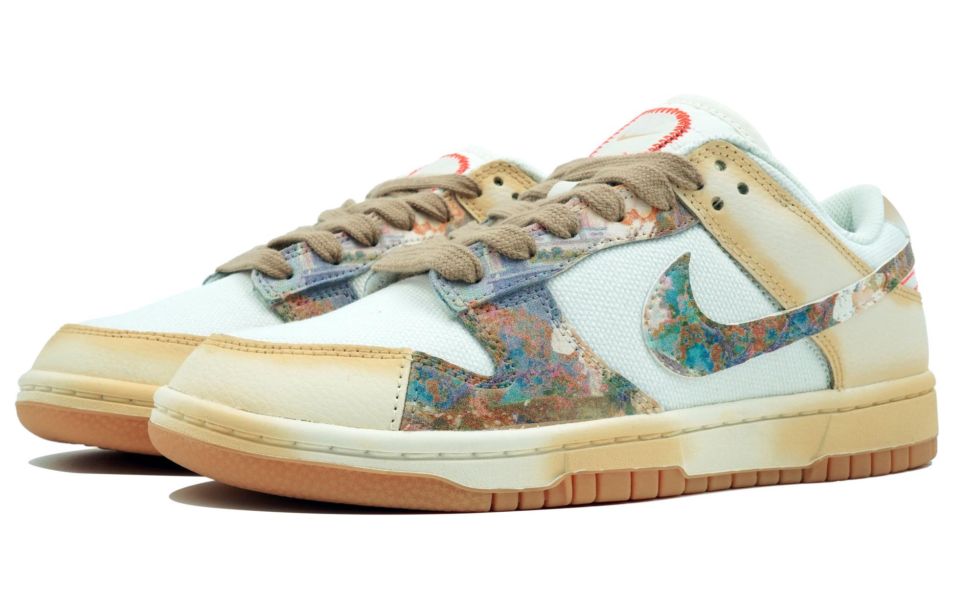 Shop 【カスタムシューズ】ナイキ ダンク ロー「ガーデン トワイライト」 FJ5475-100(Team113-黄昏下的花园)