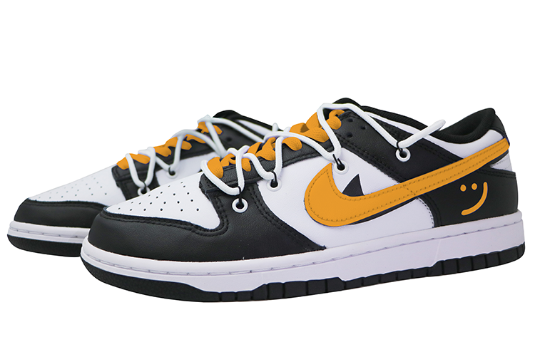 Lookbook 나이키 덩크 로우 '가드니아 블랙 화이트' (커스텀) DD1391-100(Team48-栀子)