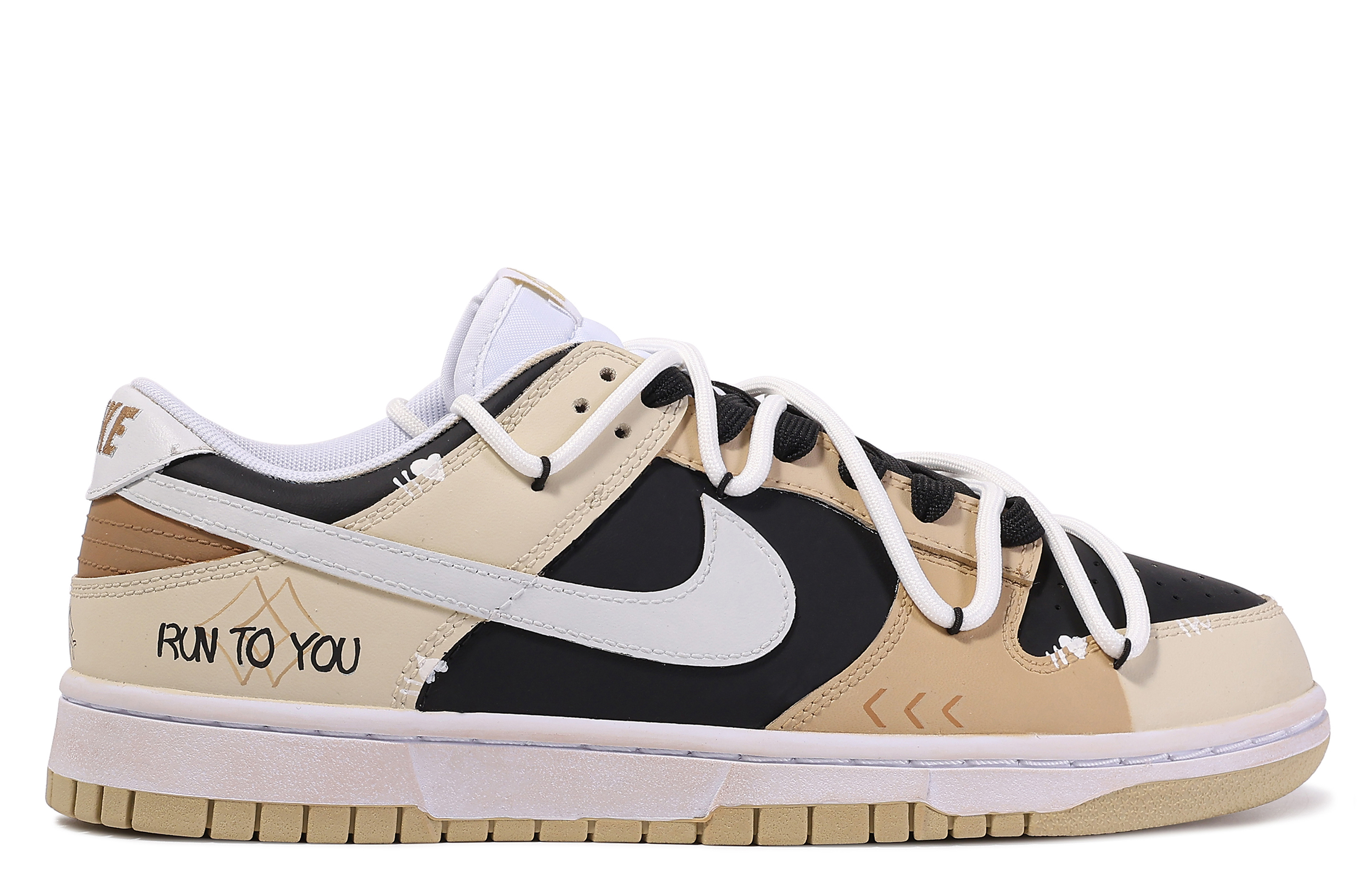 Lookbook 나이키 덩크 로우 '가필드 브라운 커스텀' DV0833-100(TeamM--加菲猫-BOX)