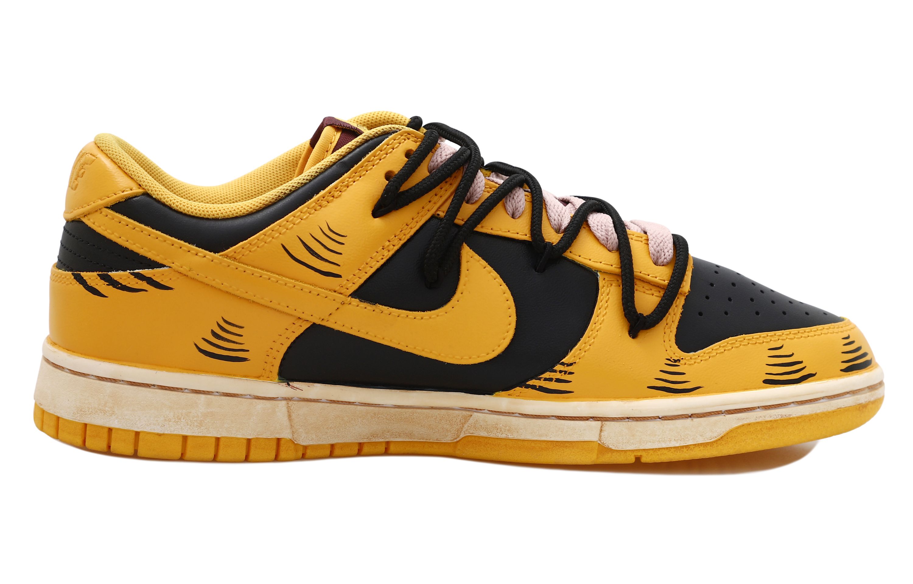 Order [定制鞋款] 耐克Dunk Low '加菲猫涂鸦黑黄' DD1391-702(Team拾玖-爆裂加菲S-BOX）
