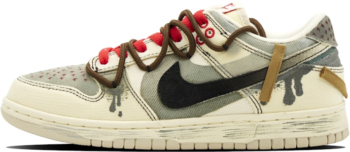 【訂製球鞋】 Nike Dunk Low 無界 主張 真實 思維 全新世界 能量 低筒 板鞋 男款 米灰 Buy 【訂製球鞋】 Nike Dunk Low 無界 主張 真實 思維 全新世界 能量 低筒 板鞋 男款 米灰