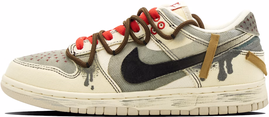 【訂製球鞋】 Nike Dunk Low 無界 主張 真實 思維 全新世界 能量 低筒 板鞋 男款 米灰 Buy 【訂製球鞋】 Nike Dunk Low 無界 主張 真實 思維 全新世界 能量 低筒 板鞋 男款 米灰