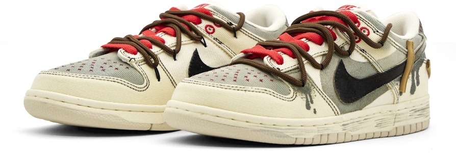 【訂製球鞋】 Nike Dunk Low 無界 主張 真實 思維 全新世界 能量 低筒 板鞋 男款 米灰 Lookbook 【訂製球鞋】 Nike Dunk Low 無界 主張 真實 思維 全新世界 能量 低筒 板鞋 男款 米灰