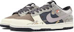 Shop Nike Dunk Low カスタム「幾何学プレッピー落書き」 DD1391-100(Team53-男款几何)