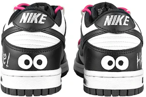 Details for 【訂製球鞋】Nike Dunk Low 禮盒 黑白熊貓 大眼萌仔 黑煤球 解構 防滑 低筒 板鞋 男女款 黑粉