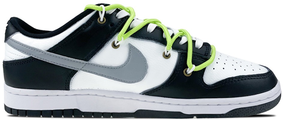Nike Dunk Low Deconstruidas Negro/Blanco/Verde CW1590-100(Team叁-女款复古黑白绿S-BOX) Order Nike Dunk Low Deconstruidas Negro/Blanco/Verde CW1590-100(Team叁-女款复古黑白绿S-BOX)