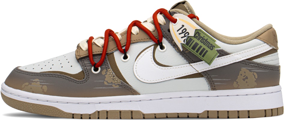【訂製球鞋】 Nike Dunk Low 聖誕禮遇 薑餅人 解構禮盒 低幫 板鞋 男款 米白棕 Buy 【訂製球鞋】 Nike Dunk Low 聖誕禮遇 薑餅人 解構禮盒 低幫 板鞋 男款 米白棕