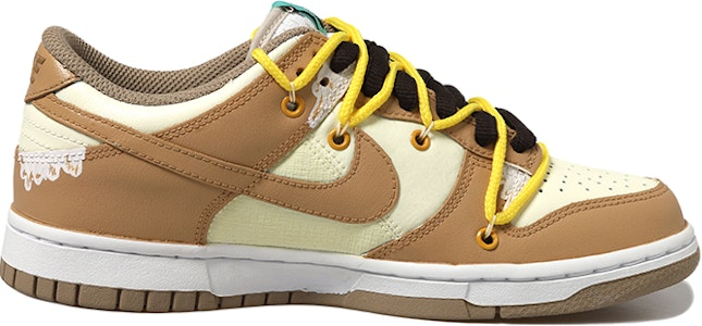 【定制球鞋】Nike Dunk Low 星星 荧光 薑餅人 聖誕節 解構風 低筒 板鞋 GS 咖啡色 Order 【定制球鞋】Nike Dunk Low 星星 荧光 薑餅人 聖誕節 解構風 低筒 板鞋 GS 咖啡色
