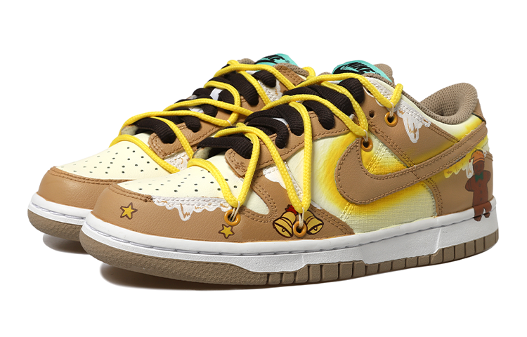 Lookbook [Kasot Peribadi] Nike Dunk Low 'Gingerbread Krismas Kejur Brown' DX6063-131(Team拾玖-铃铛姜饼人女S-BOX)