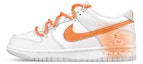 Buy 나이키 덩크 로우 '기린 그라데이션 화이트 오렌지' (커스텀) DV0831-101(Team47-男款长颈鹿)