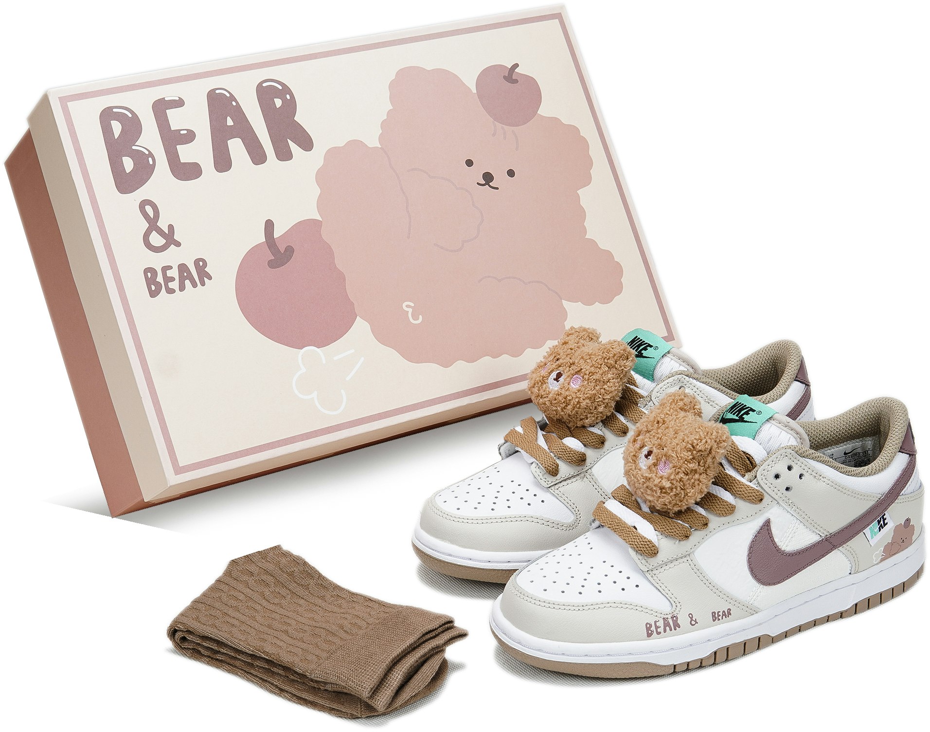 custom-shoes-nike-dunk-low-girl-series-little-bear